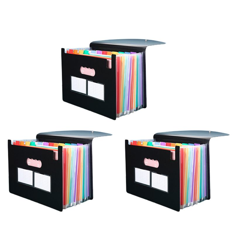 Expandable Accordion File Folder 13 Pockets - ซูพีเรียร์-3X แฟ้มขยาย 13 ช่อง ขนาด A4