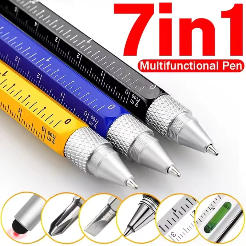 ปากกา 7 in 1 แบบมัลติฟังก์ชั่น - Writing Tools บทวิจารณ์และราคา