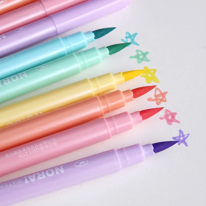 6 ชิ้น/เซ็ตแปรง Highlighter ปา - Pastel Highlighter Set Double Ended บทวิจารณ์และราคา
