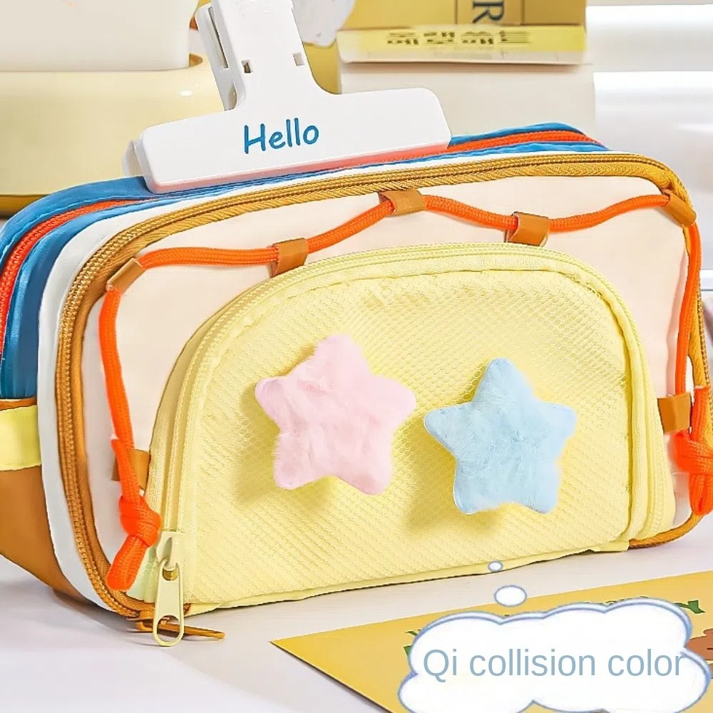 กระเป๋าเครื่องเขียนลายดาว Y2K  - Aesthetic Large Pencil Case Pouch บทวิจารณ์และราคา