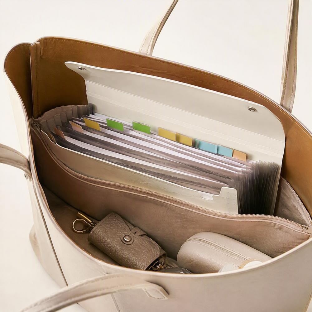 แฟ้มเอกสารแบบขยายได้ แฟ้มเอกสา - Expandable Accordion File Folder 13 Pockets บทวิจารณ์และราคา