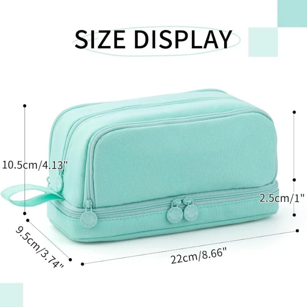 Kawaii ดินสอความงามดินสอกระเป๋ - Aesthetic Large Pencil Case Pouch บทวิจารณ์และราคา