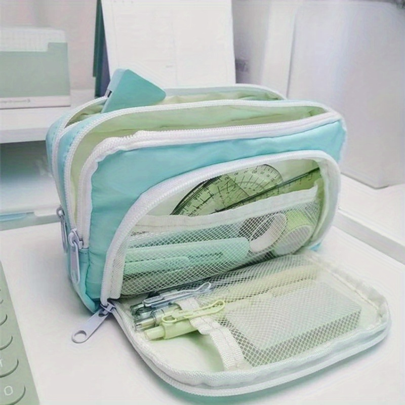กระเป๋าใส่ดินสอความจุขนาดใหญ่  - Aesthetic Large Pencil Case Pouch บทวิจารณ์และราคา