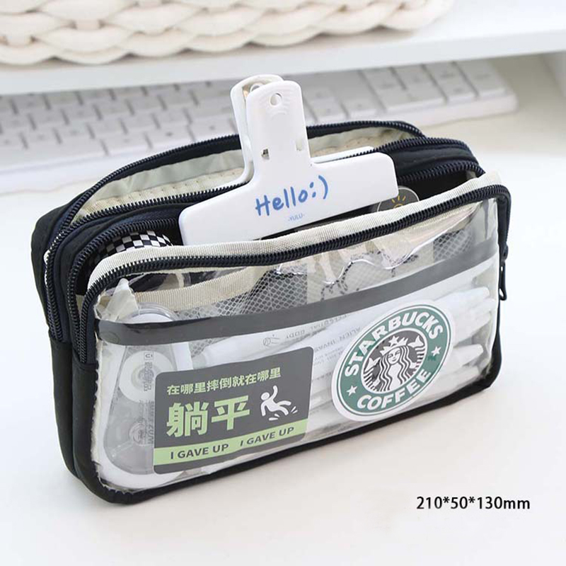 อุปกรณ์การเรียนสวยงาม กระเป๋าใ - Aesthetic Large Pencil Case Pouch บทวิจารณ์และราคา