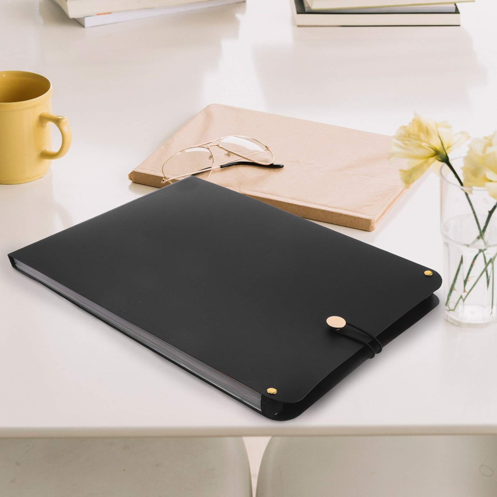แฟ้มจัดระเบียบเอกสารแบบหีบเพลง - Expandable Accordion File Folder 13 Pockets บทวิจารณ์และราคา