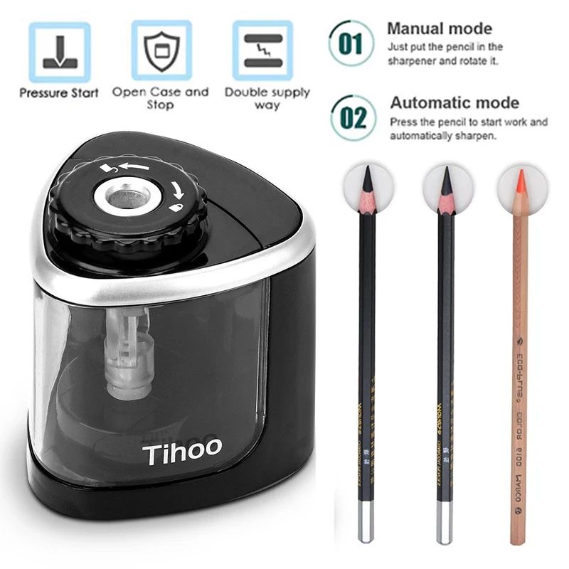 เครื่องเหลาดินสอไฟฟ้าแบบอัตโนม - Electric Pencil Sharpener Usb บทวิจารณ์และราคา