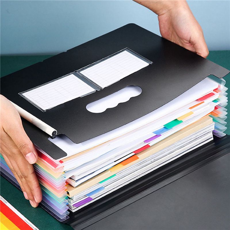 ซูพีเรียร์-3X แฟ้มขยาย 13 ช่อง - Expandable Accordion File Folder 13 Pockets บทวิจารณ์และราคา