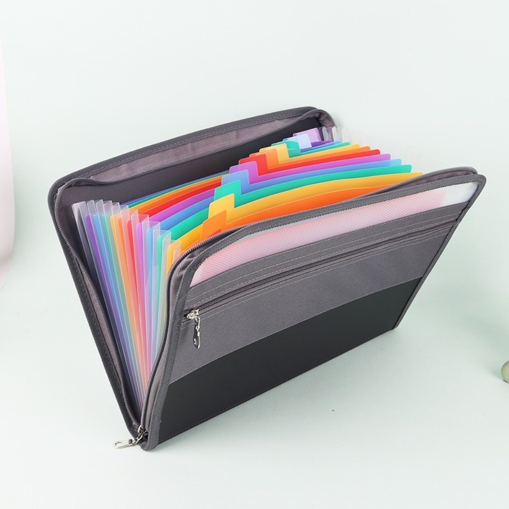 แฟ้มเอกสารแบบขยายได้ 13 ช่อง 1 - Expandable Accordion File Folder 13 Pockets บทวิจารณ์และราคา